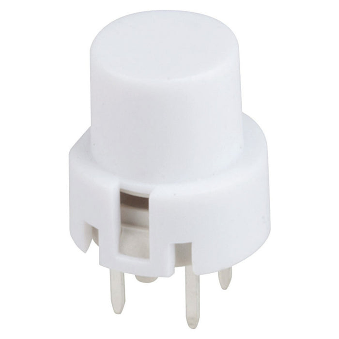 White Snap Action Keyboard Switch - PCB Mount