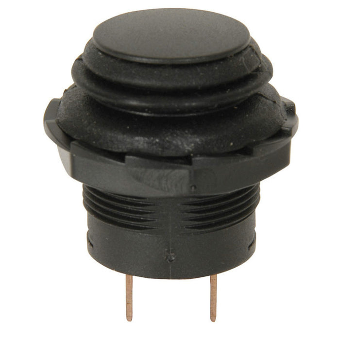 Black Momentary IP65 Pushbutton Switch