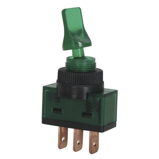 12V Illuminated Toggle GREEN