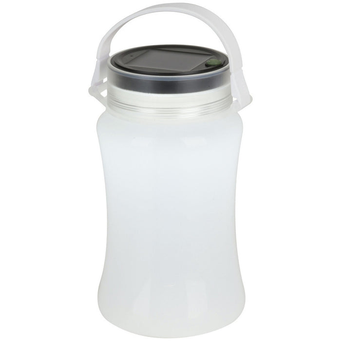 White Waterproof Solar LED Lantern.