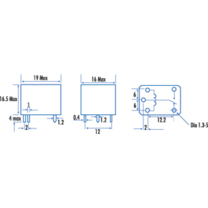 12V SPDT 10A Relay