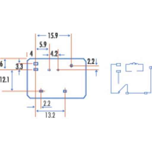 30 Amp SPDT Relay - Standard Size