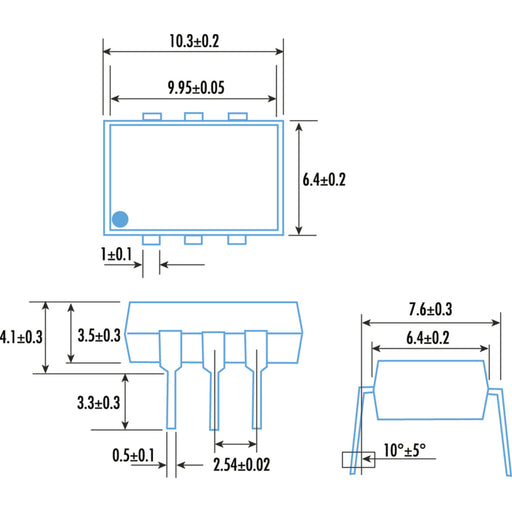 PCB Mount Solid State DIL Relay