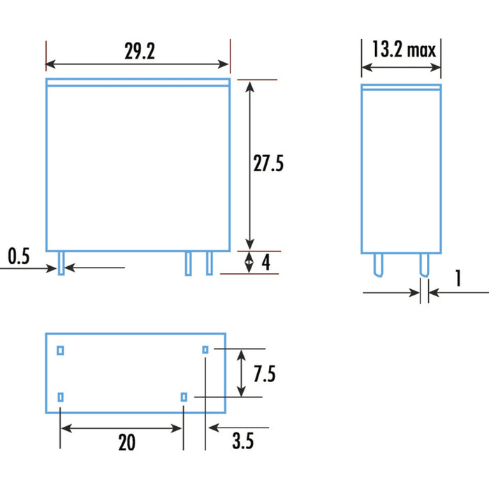 PCB Mount Solid State Relay 5V