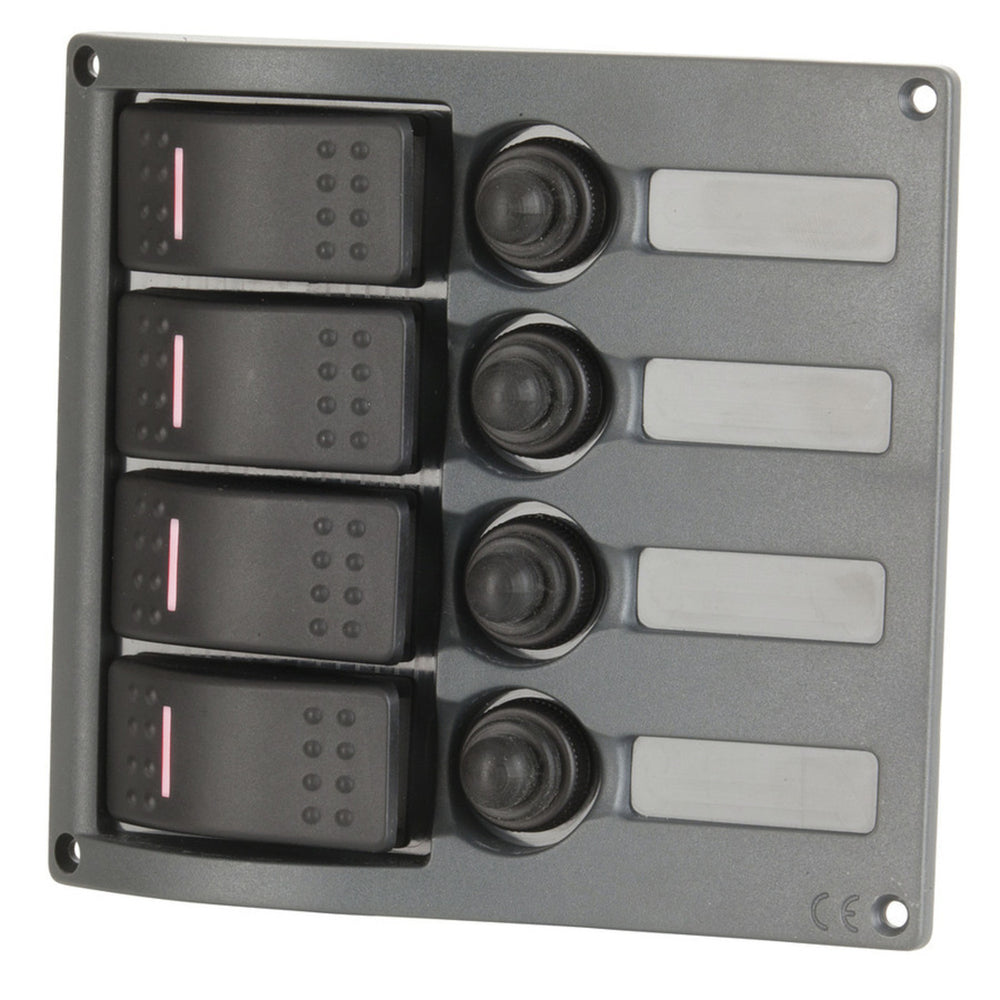 4 Way IP66 Marine Switch Panel