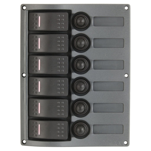 6 Way IP66 Marine Switch Panel