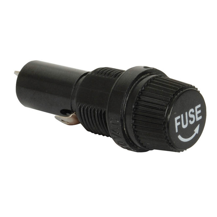 Panel Mount Fuse Holder - Low Volt Only - Accepts 3AG fuses