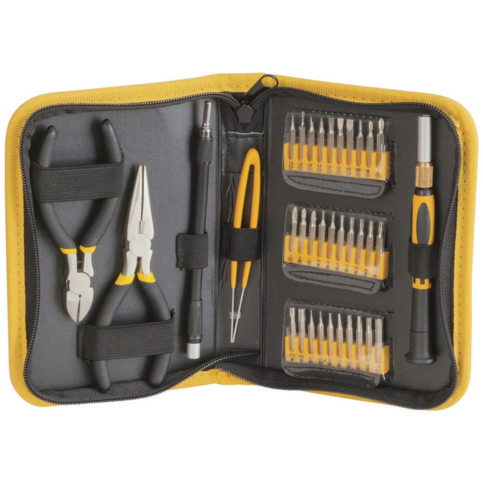 35 Piece Multi-purpose Precision Tool Kit with Vinyl Case