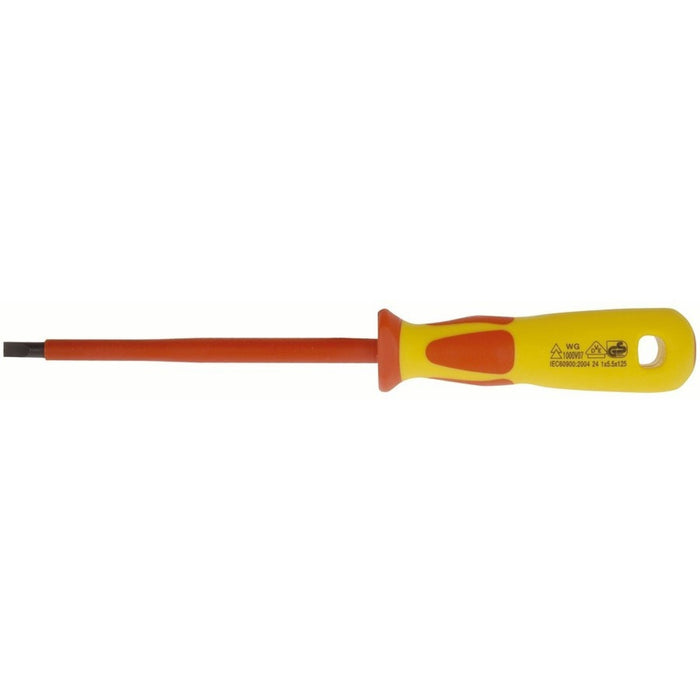 Flat Blade 5.5 x 125mm Screwdriver