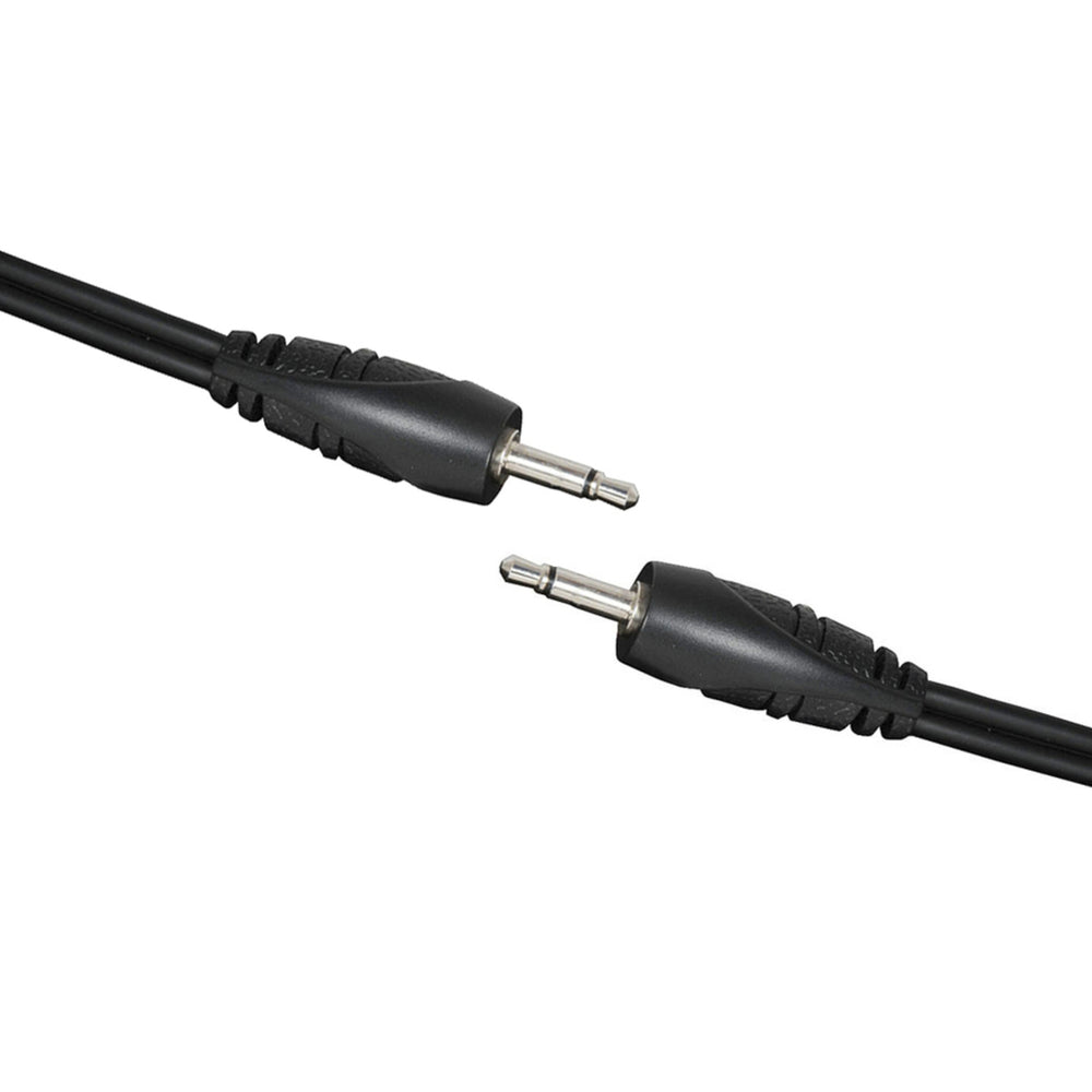 Audio Leads 3.5mm Mono Plug to 3.5mm Mono Plug - 1.5m