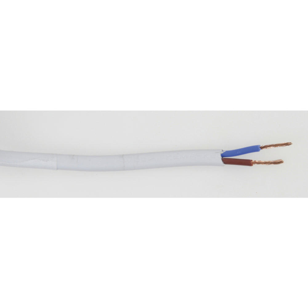 Fig 8 White AC Mains Cable