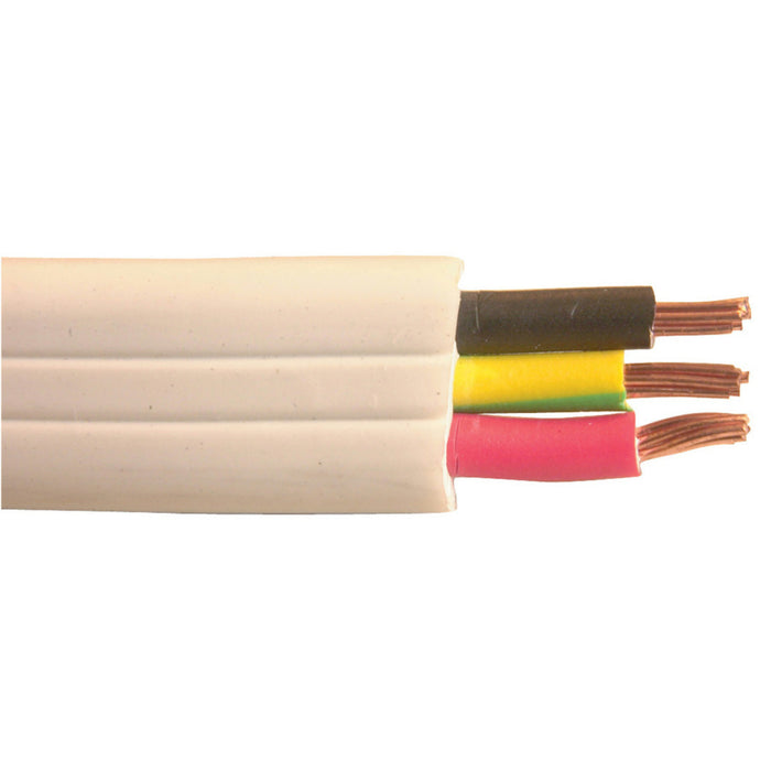 Twin Earth Flat AC Mains Cable