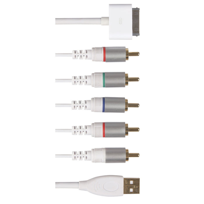 AV Component lead to suit iPod®/iTouch®/iPhone®/iPad®