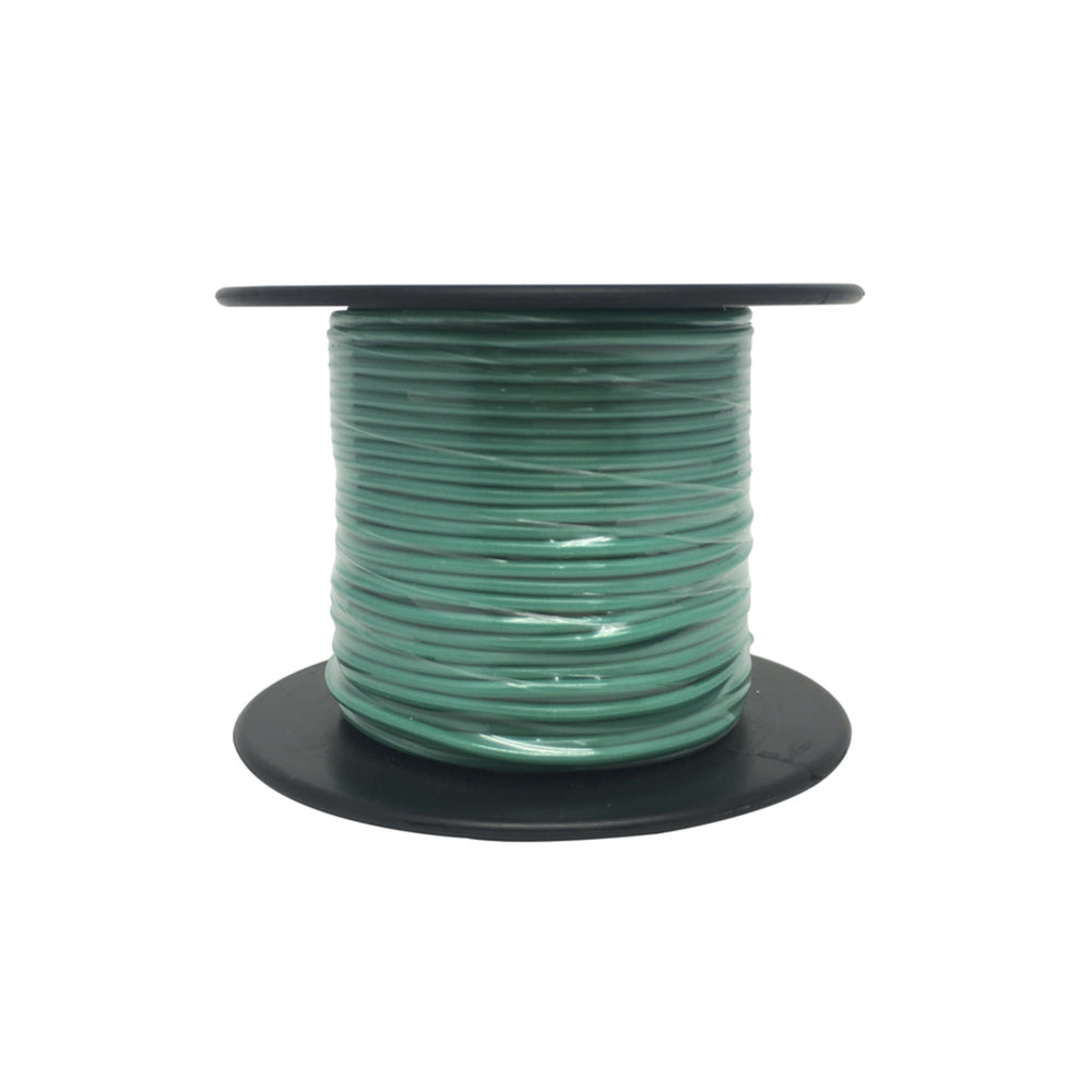 Green Light Duty Hook-up Wire - 25m