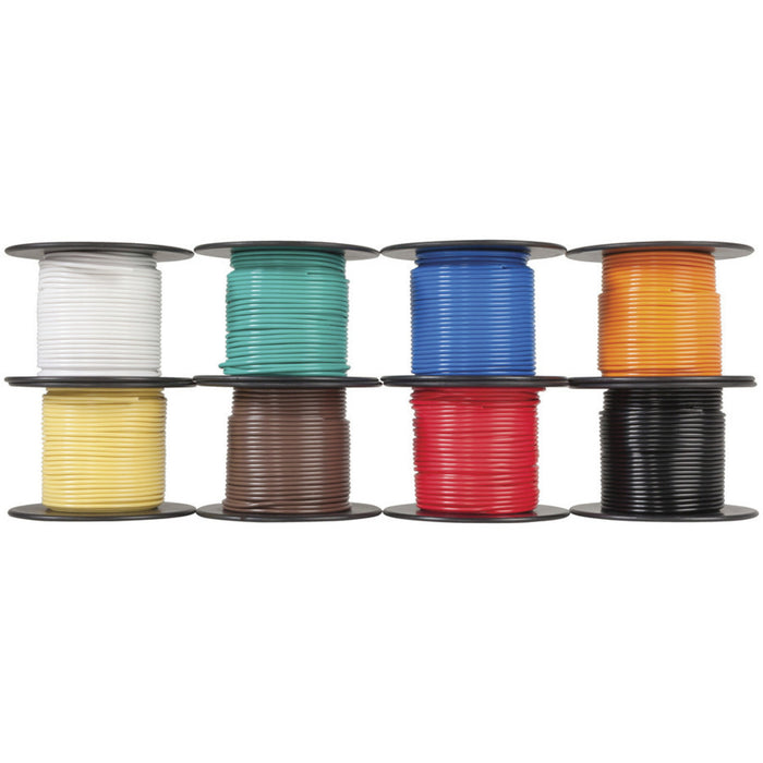 Light Duty Hook-up Wire Pack - 8 colours