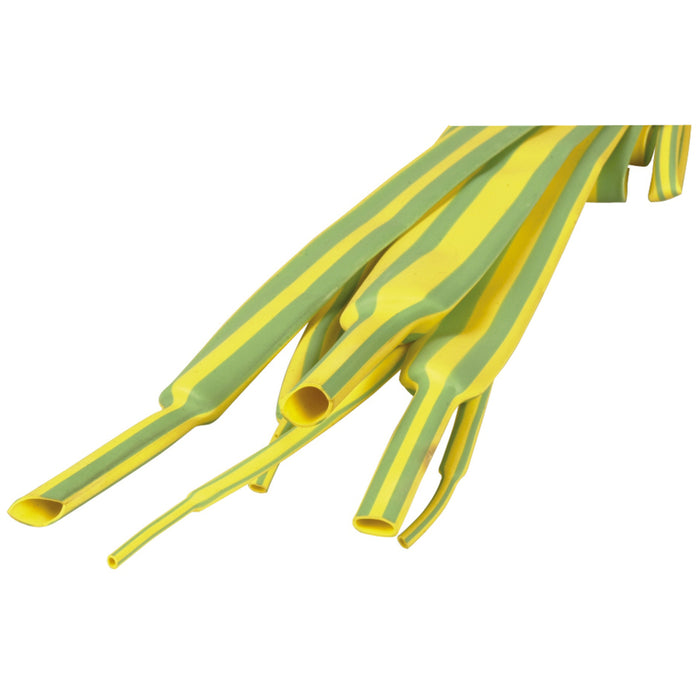 3mm Green/Yellow Heatshrink Tubing