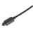 0.5m Fibre Optic Toslink Audio Lead