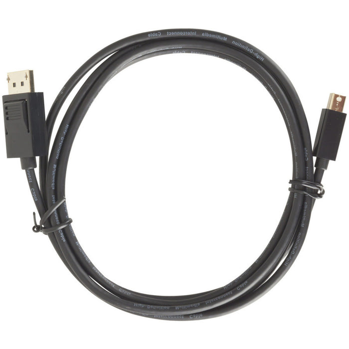 DisplayPort to Mini DisplayPort Male Lead 1.8m