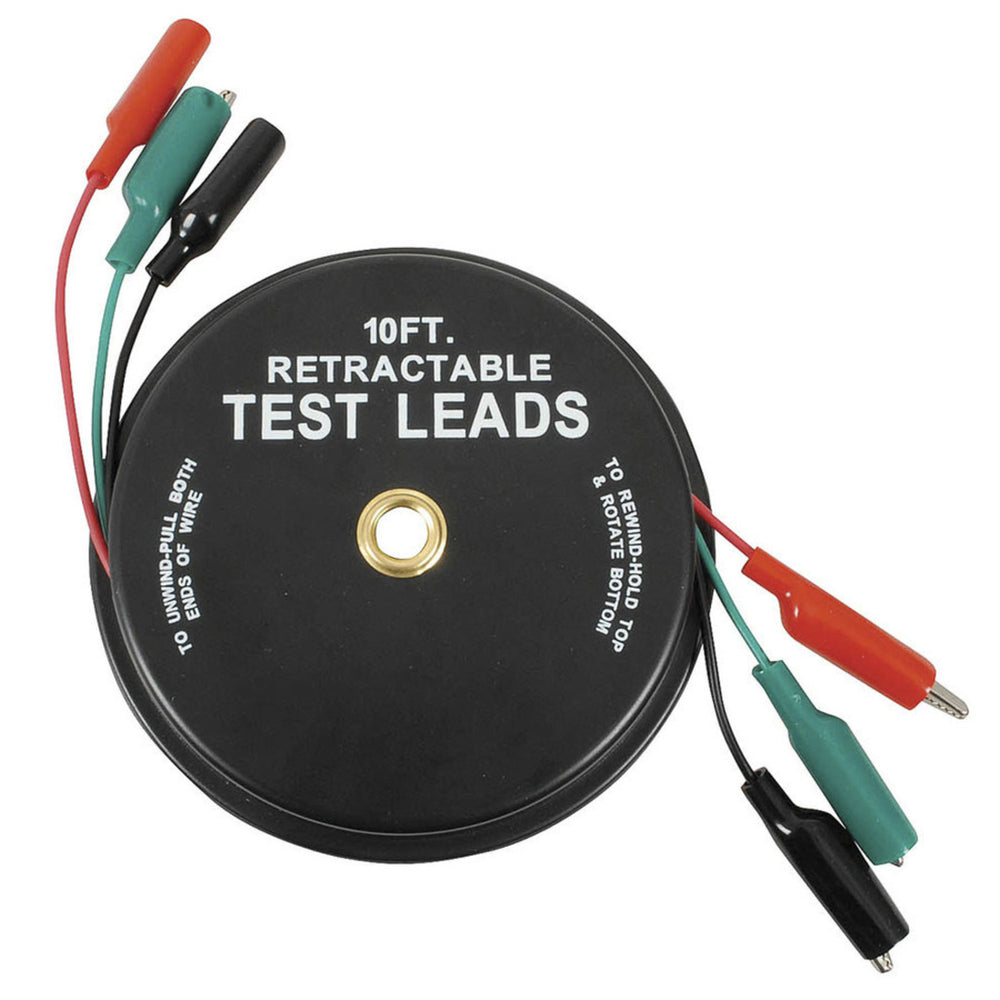 Retractable 3m Alligator Test Lead Set