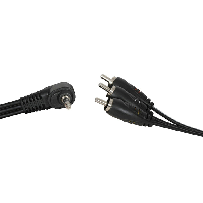 LEAD A/V PLG 3.5MM/4CONT - 3PLG RCA 1.5M