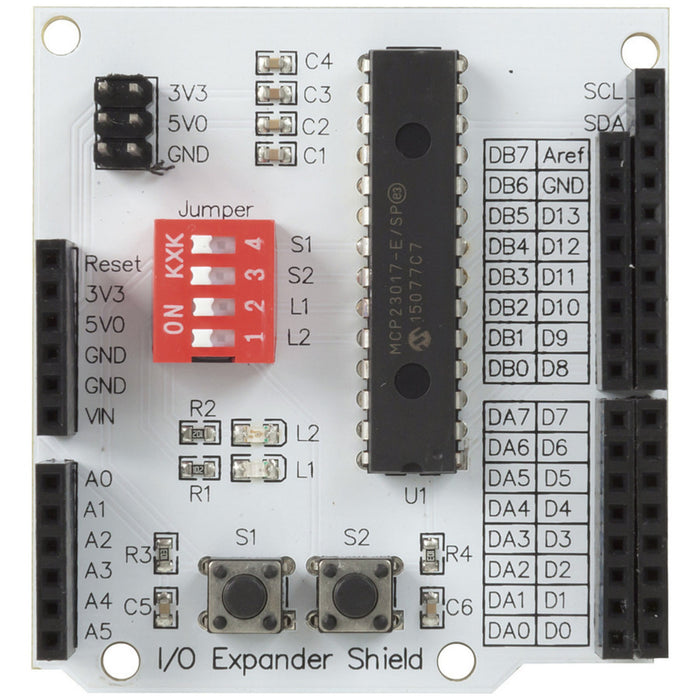 Expander I/O Shield for Arduino/Pcduino