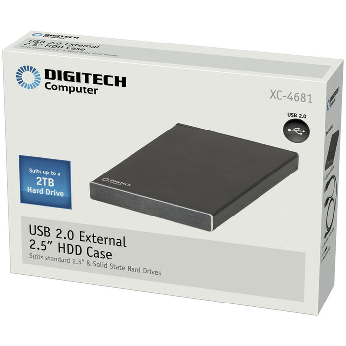 USB 2.0 External 2.5" HDD Case