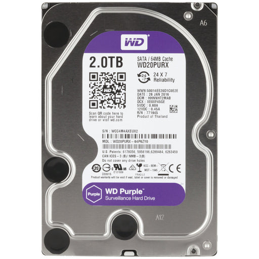 WD Purple 3.5" 2TB Surveillance HDD