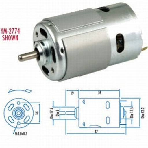 Standard (High Power) D.C. Motors 20000 RPM