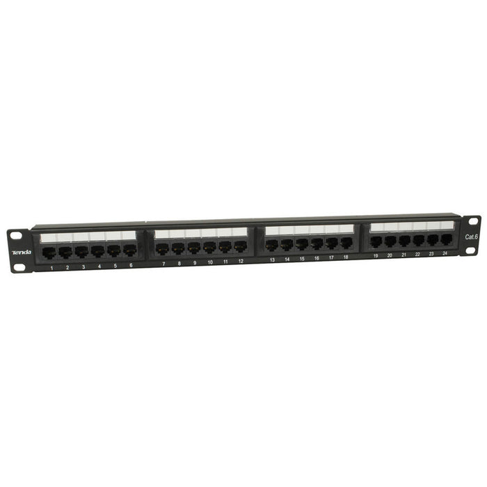 Rack Mount 24 Port Patch Panel Cat.6