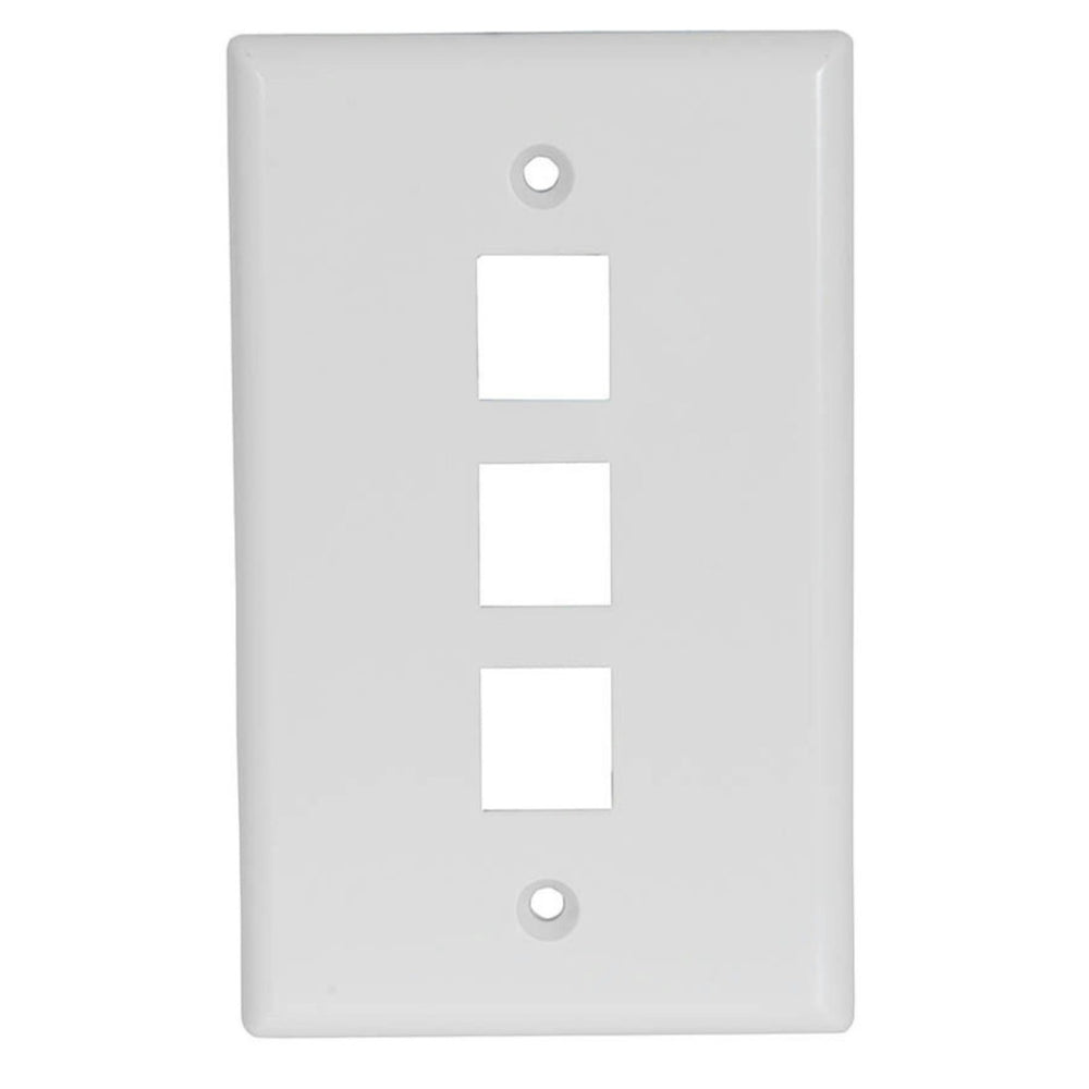 Keystone Wall Plate Triple White