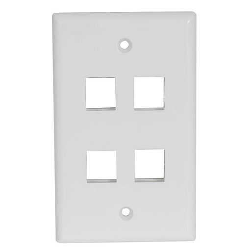 Keystone Wall Plate Quad