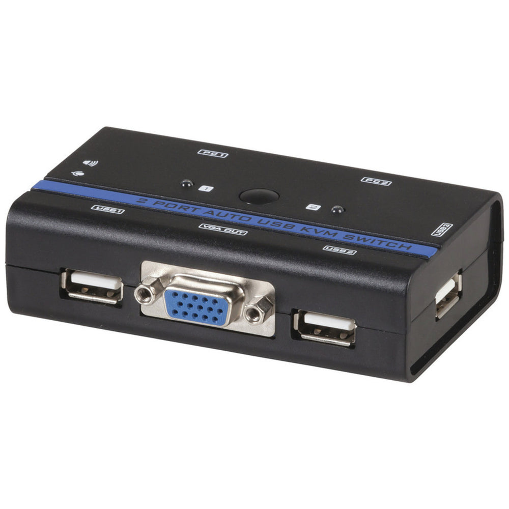 2 Port VGA KVM Switch with Audio