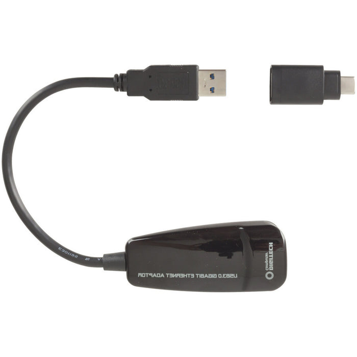 USB 3.0 Gigabit Ethernet Converter with Type-C Adaptor