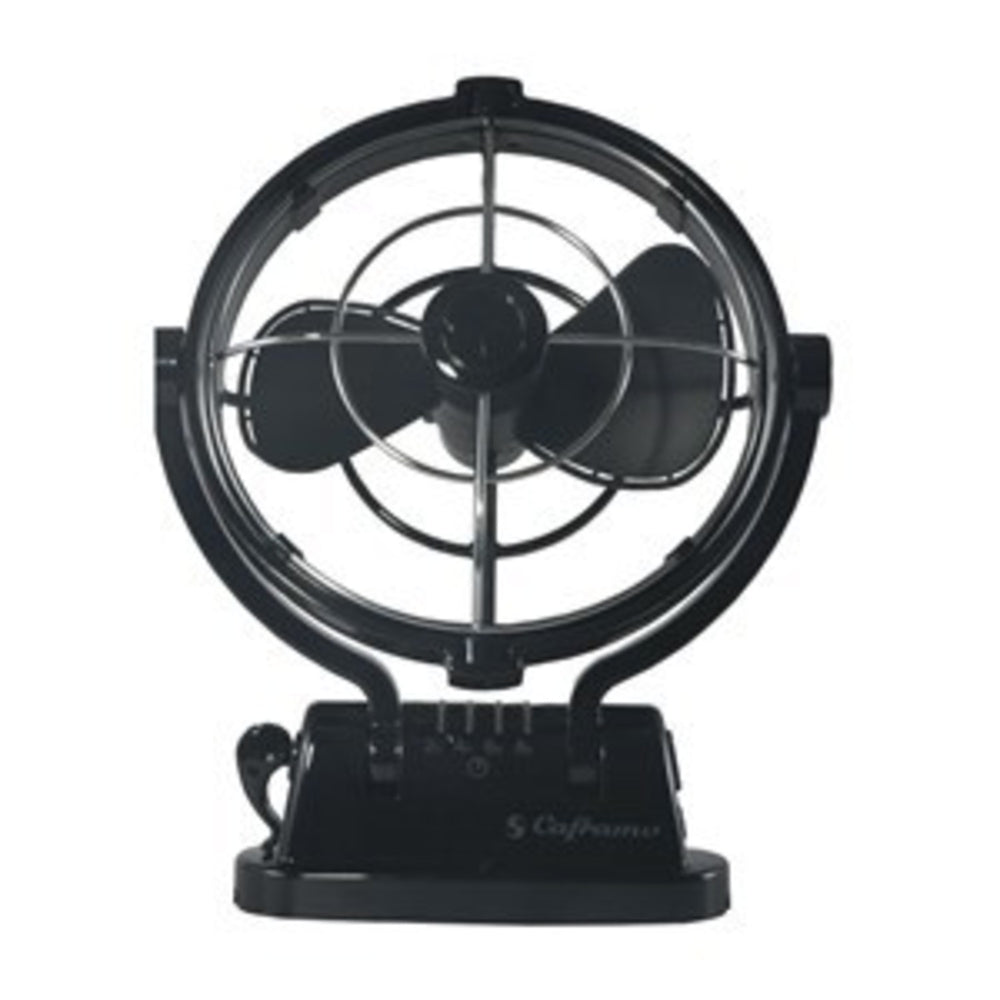 Sirocco 12-24VDC Gimbal Fan 7" Three Speed Black