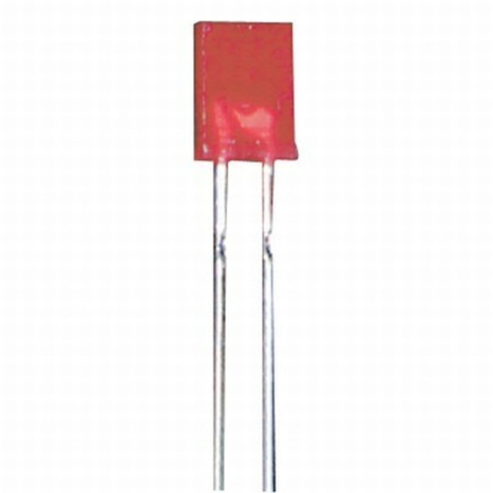 Red 5x2mm LED 5mcd Rectangular Diffused