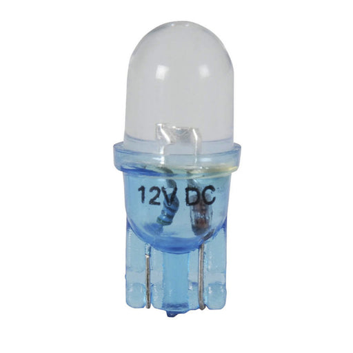 T10 Wedge Replacement LED Globe (Blue)