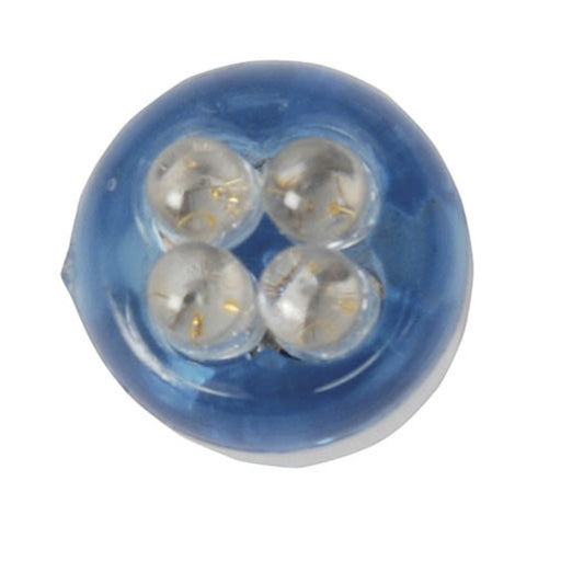 T10 Wedge Replacement LED QUAD Globe (Red)