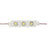 IP65 LED Light Module String, 10x 3x5050-LEDs, Cool White