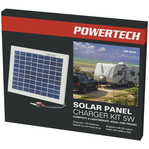 Solar Panel Charger Kit, 12V 5W