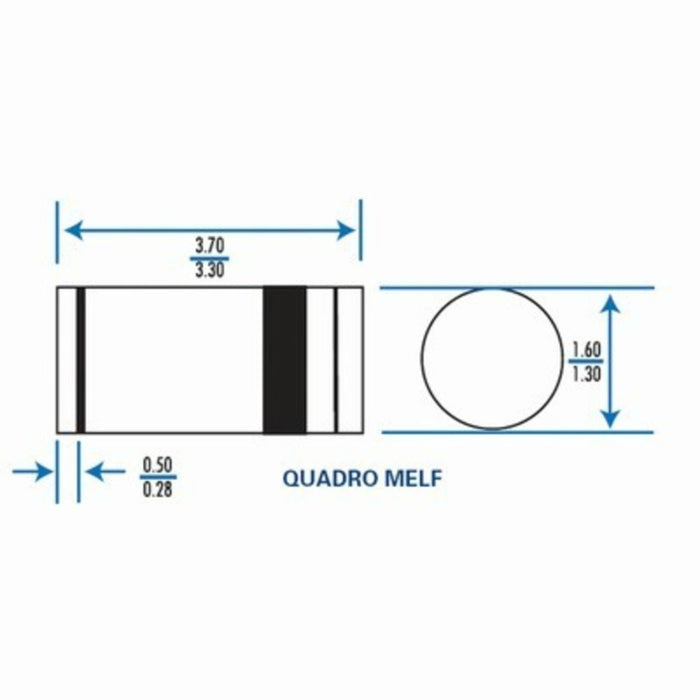 SMD Diode SM4007A 1000C 1A D0214AC - Pack 10