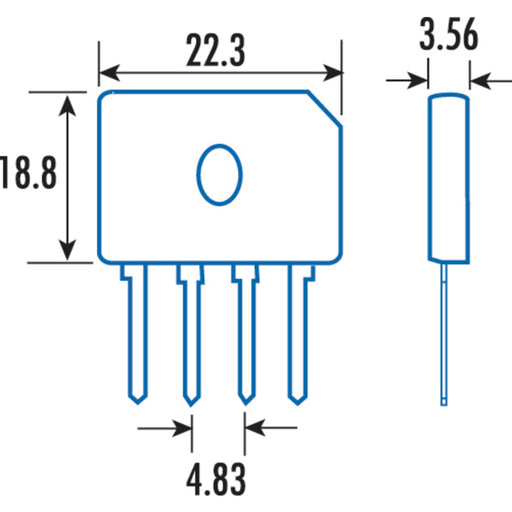 8A 800V Inline Rectifier