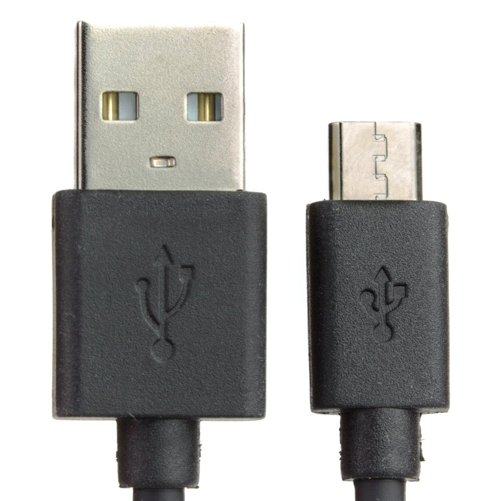USB A to microB cable - Black - 10cm
