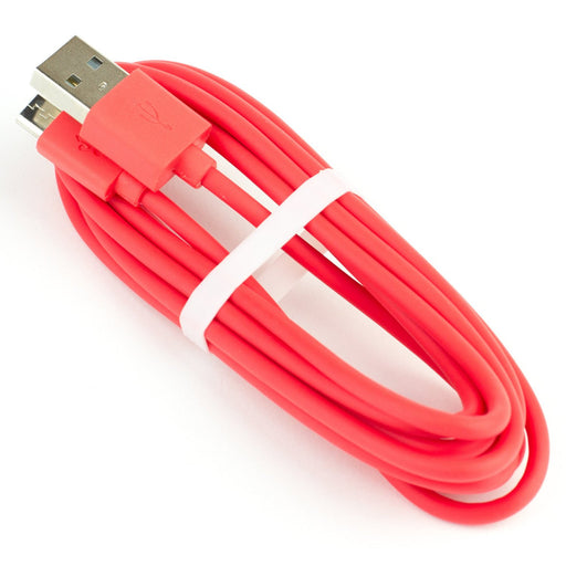 USB A to microB cable - Red - 1m