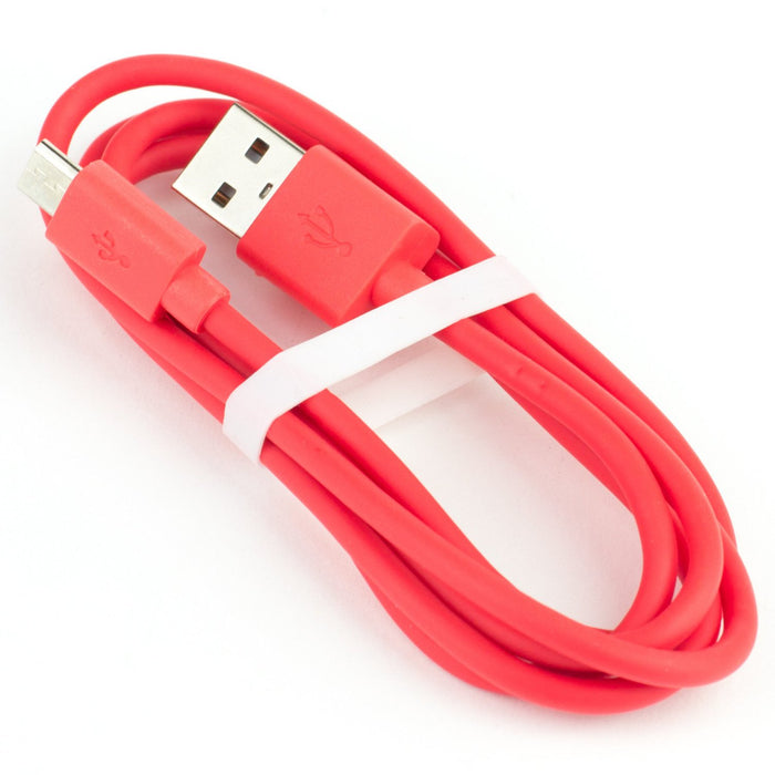 USB A to microB cable - Red - 50cm