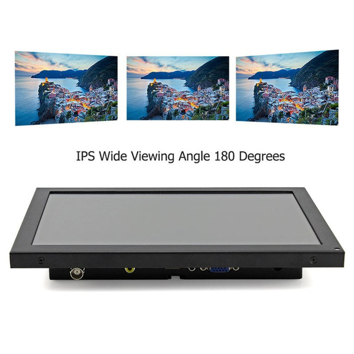 10.1 Inch Metal Shell IPS TFT 1280x800 Portable Monitor with Touch Function for Raspberry Pi All-In-One PC