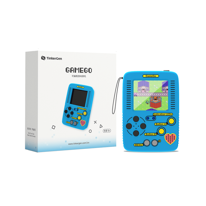 GameGo - handheld console, code your own games with MakeCode