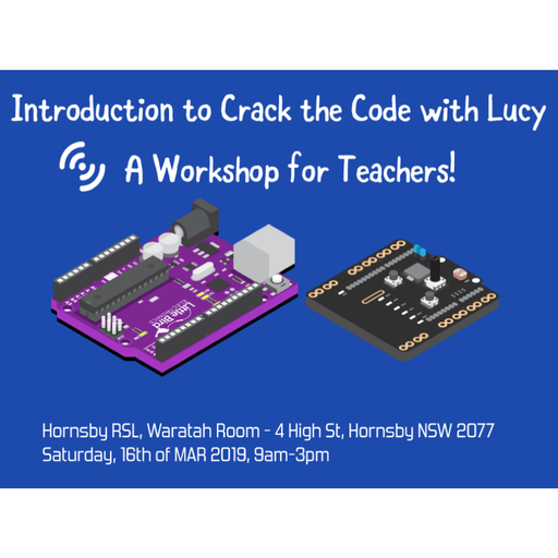 Introduction to Crack the Code ™️ with Lucy - Workshop 16th March 2019