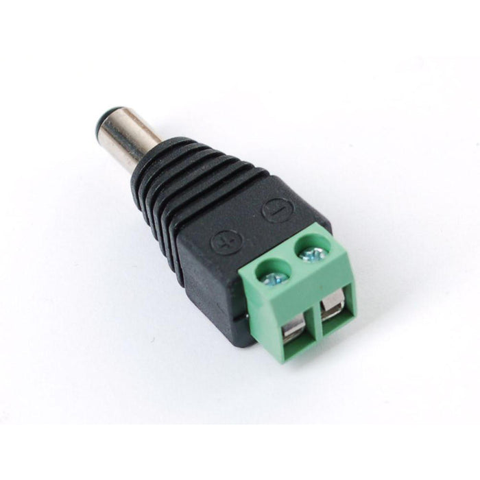 2.1mm Plug/Jack to Screw Terminal Block - Female