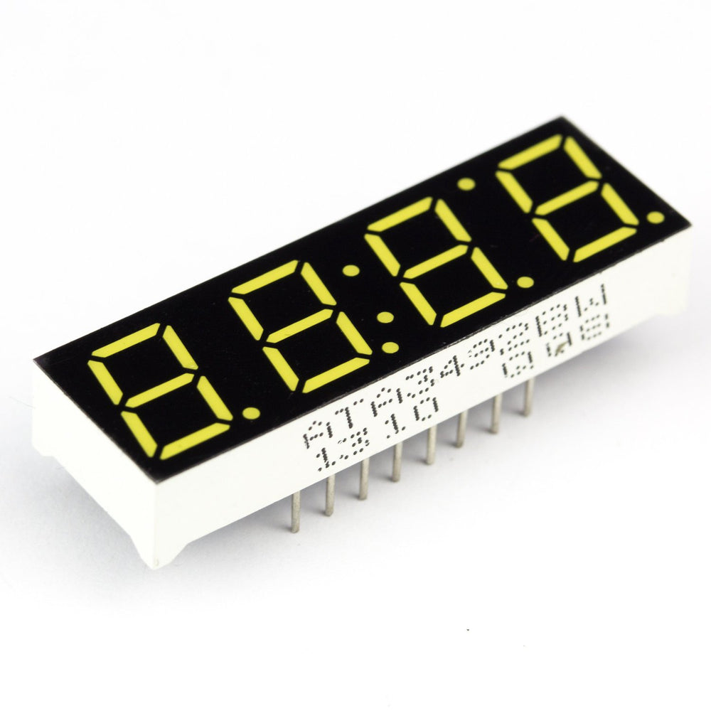 4 Digit 7 Segment Display - White